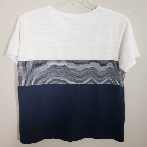 3/$25 Color Block Shirt Denim & Flower - Picture 2 of 8